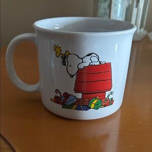Snoopy White Ceramic Mug